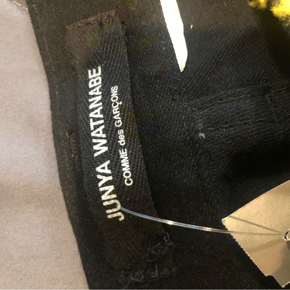 Junta Watanabe x Comme De Garçons yellow leopard pants. Size small fits 4-6.